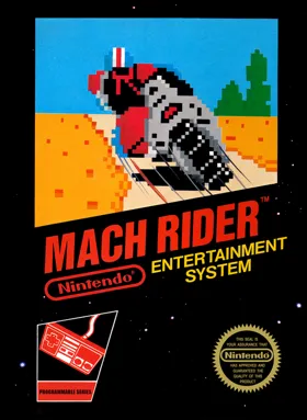 Mach Rider (Japan, USA) (En) (Rev 1) (Virtual Console) box cover front